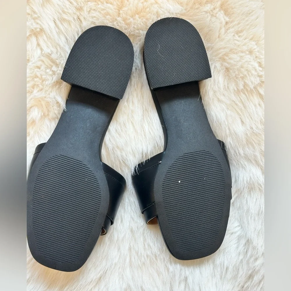 DV by Dolce Vita Black Mule with Block Heel Size 9 - Picture 3 of 5